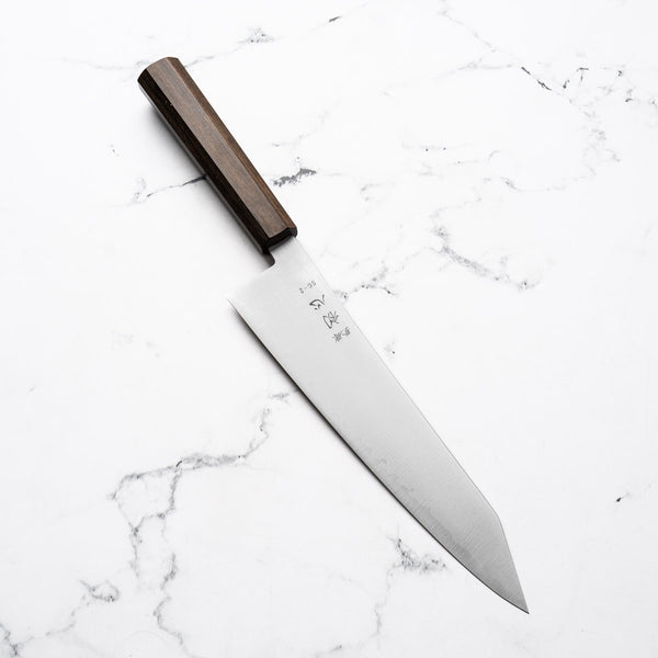 Hatsukokoro Hayabusa SG2 3 Layer Kiritsuke Gyuto 240mm - Mono Bubinga