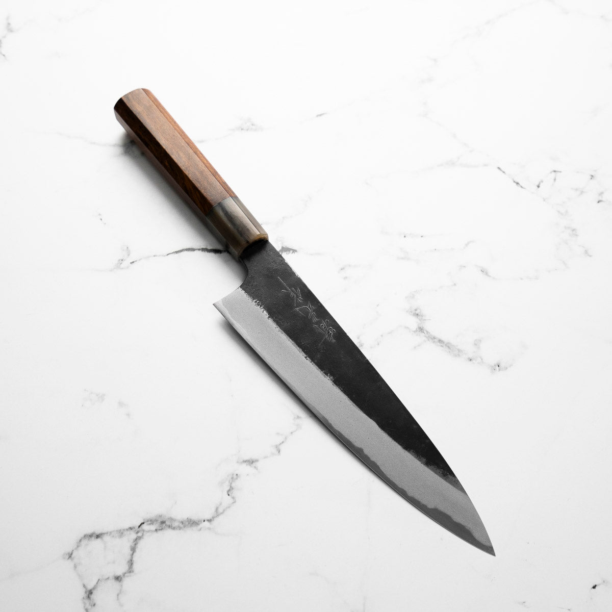 Morihei Kyomitsu Blue 2 Kurouchi Gyuto 210mm - Quince