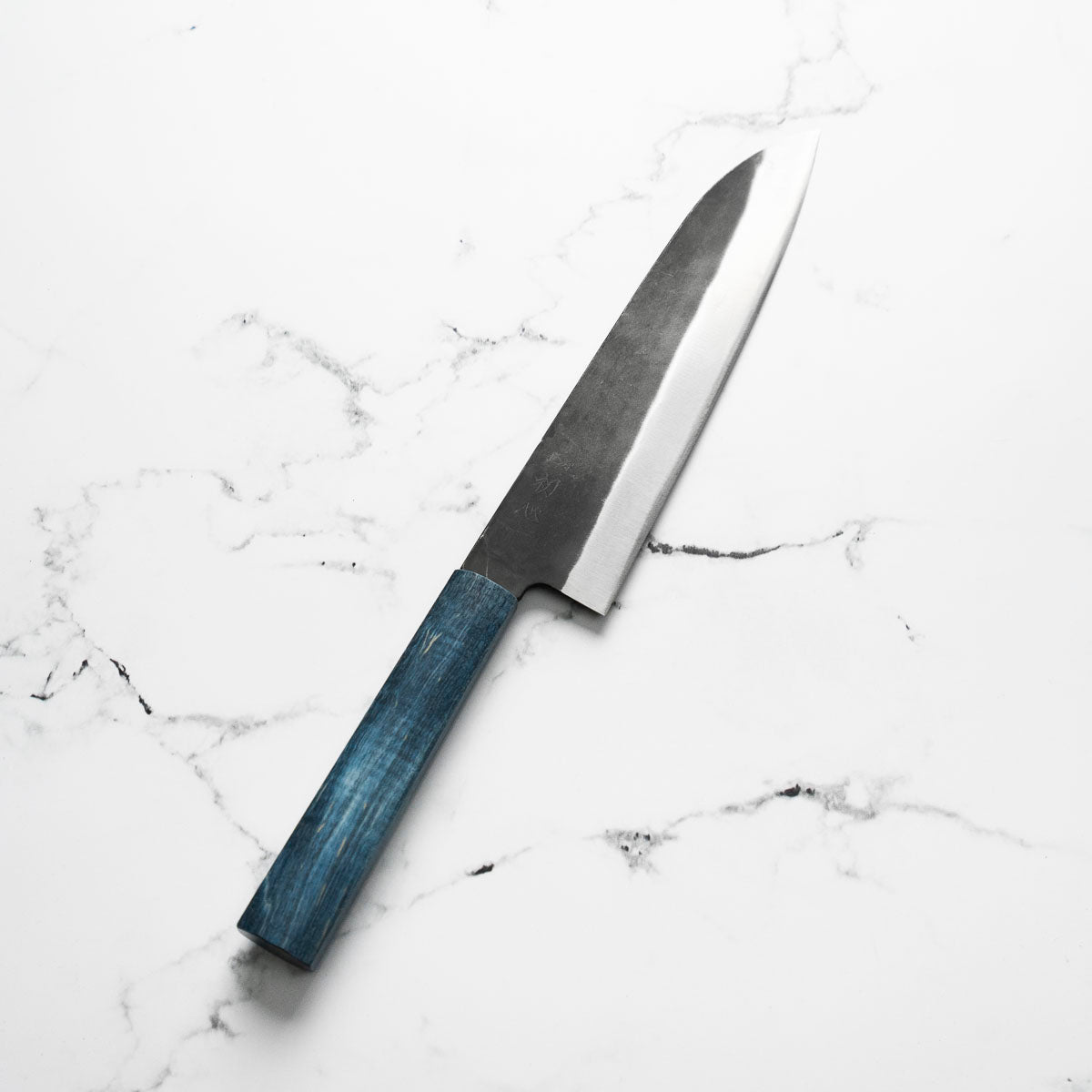 Hatsukokoro Blue 2 Kurouchi Gyuto 210mm - Blue