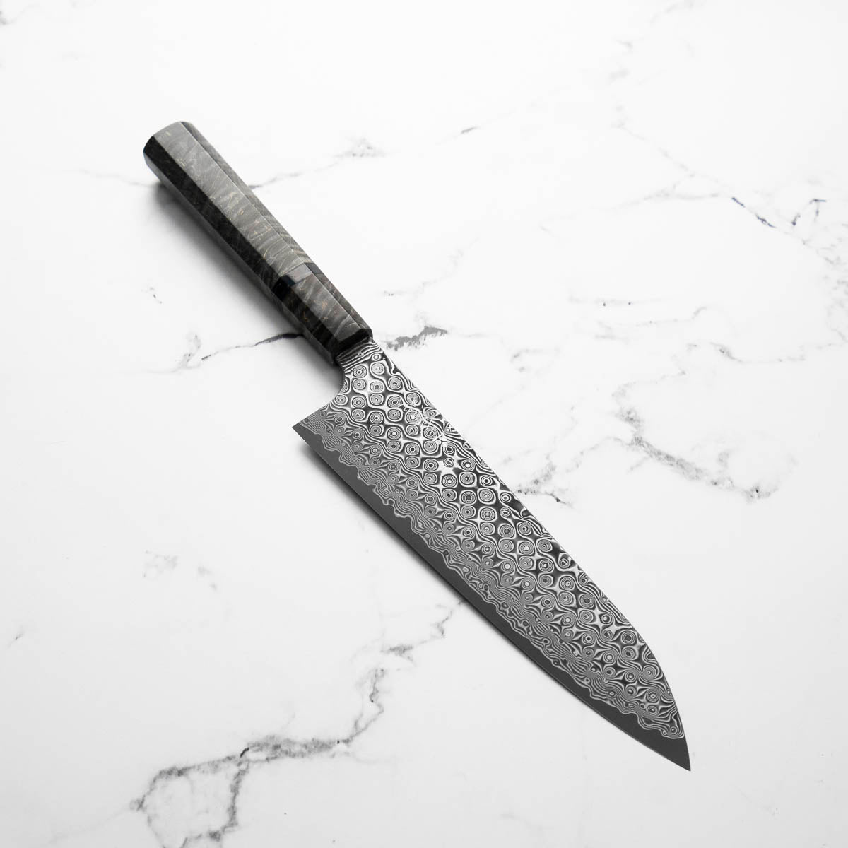 Nigara Hamono SG2 Raindrop Damascus Gyuto 210mm