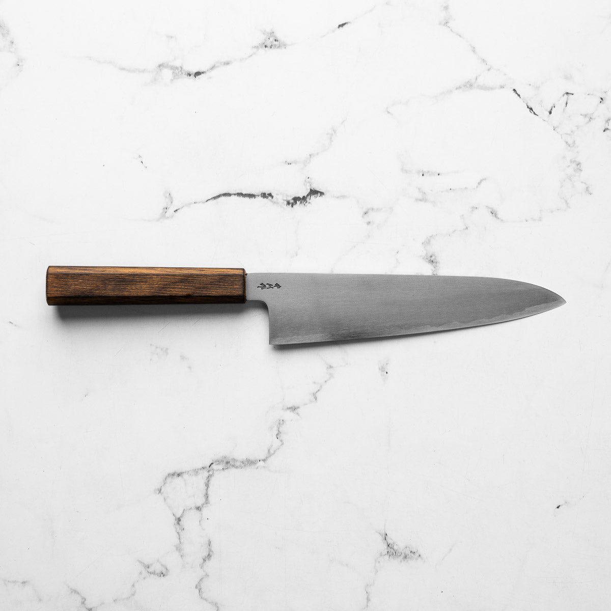 Satoshi Nakagawa x Nakamura Blue 1 Bokashi Gyuto 210mm w/Saya