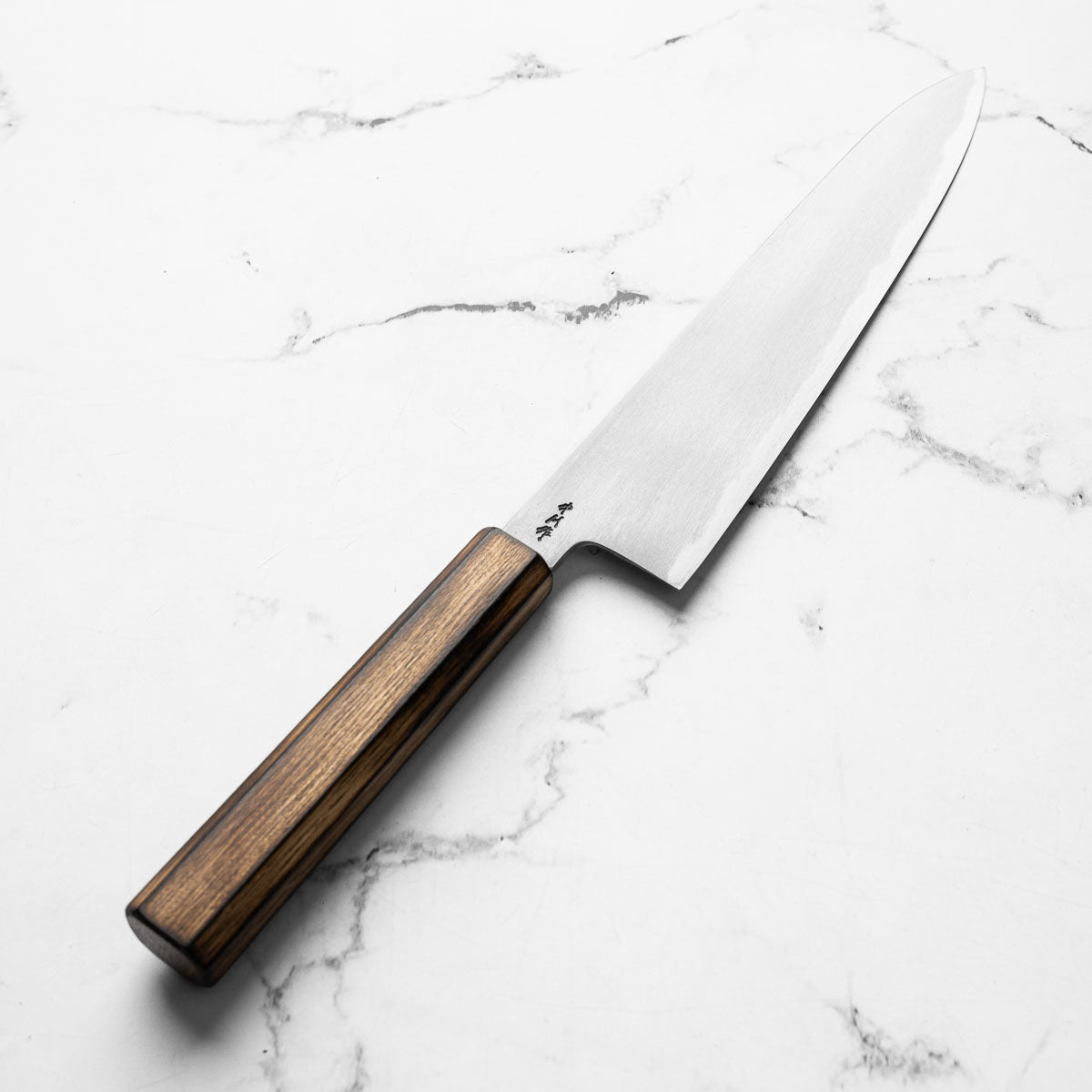 Satoshi Nakagawa x Nakamura Blue 1 Bokashi Gyuto 240mm w/Saya