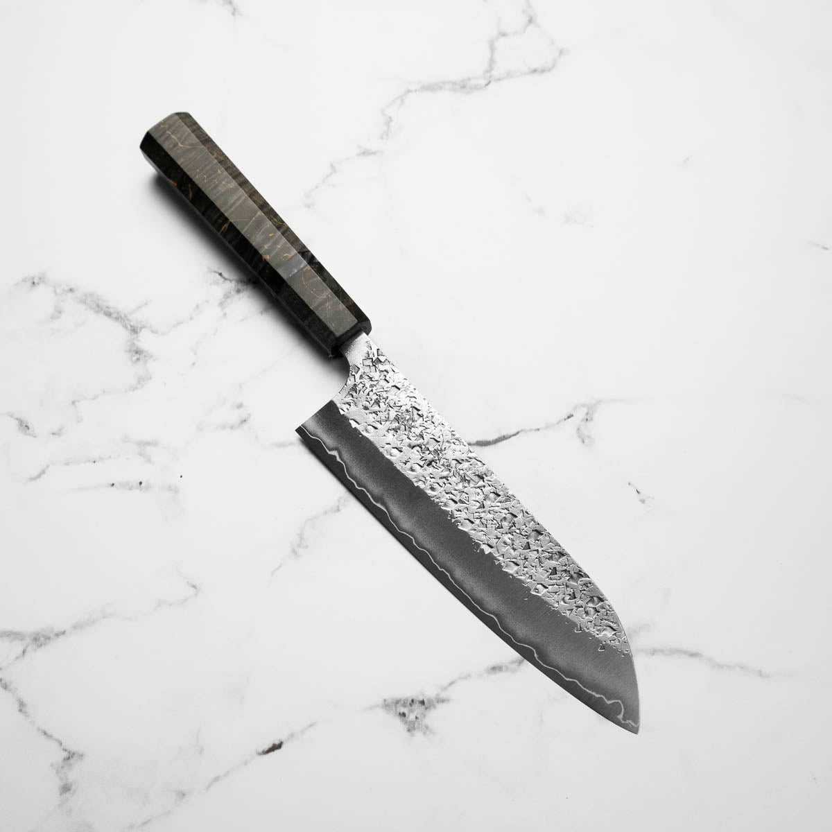 Yu Kurosaki Shizuku SG2 Santoku 165mm - Dark Maple