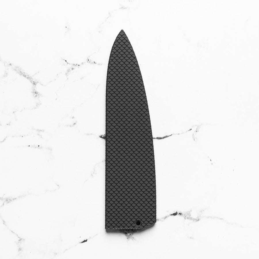 Senzo Retro Gyuto 200mm - Fitted Saya - Scales