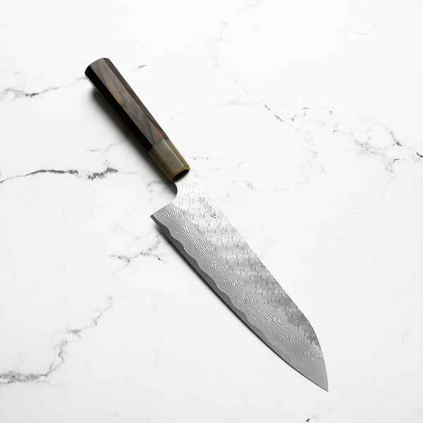 Nigara Hamono SG STRIX Gyuto 210mm - Persimmon