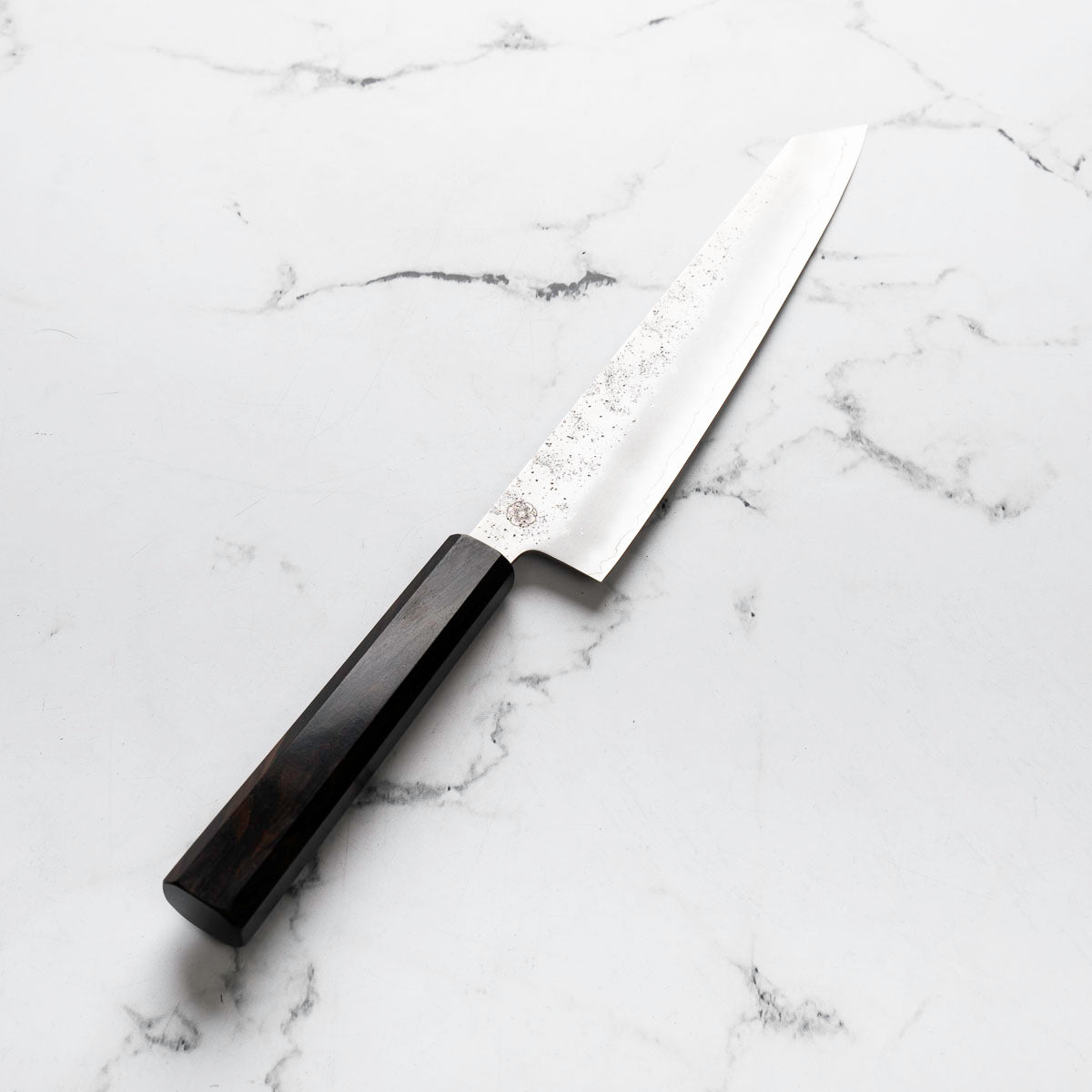 Hajimaru Ginsan Nashiji Kiritsuke Gyuto 205mm - Mono Ebony