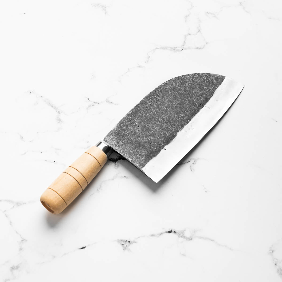 Hatsukokoro Sentan Blue 2 Kurouchi Tall Santoku 190mm