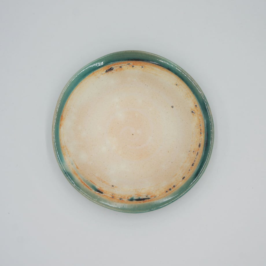 Bread & Rice Glossy Glaze Small Plate -Turkey Blue