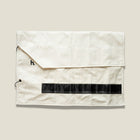 Habitat Canvas Knife Roll - 6 Slot - White With Enamel Pins