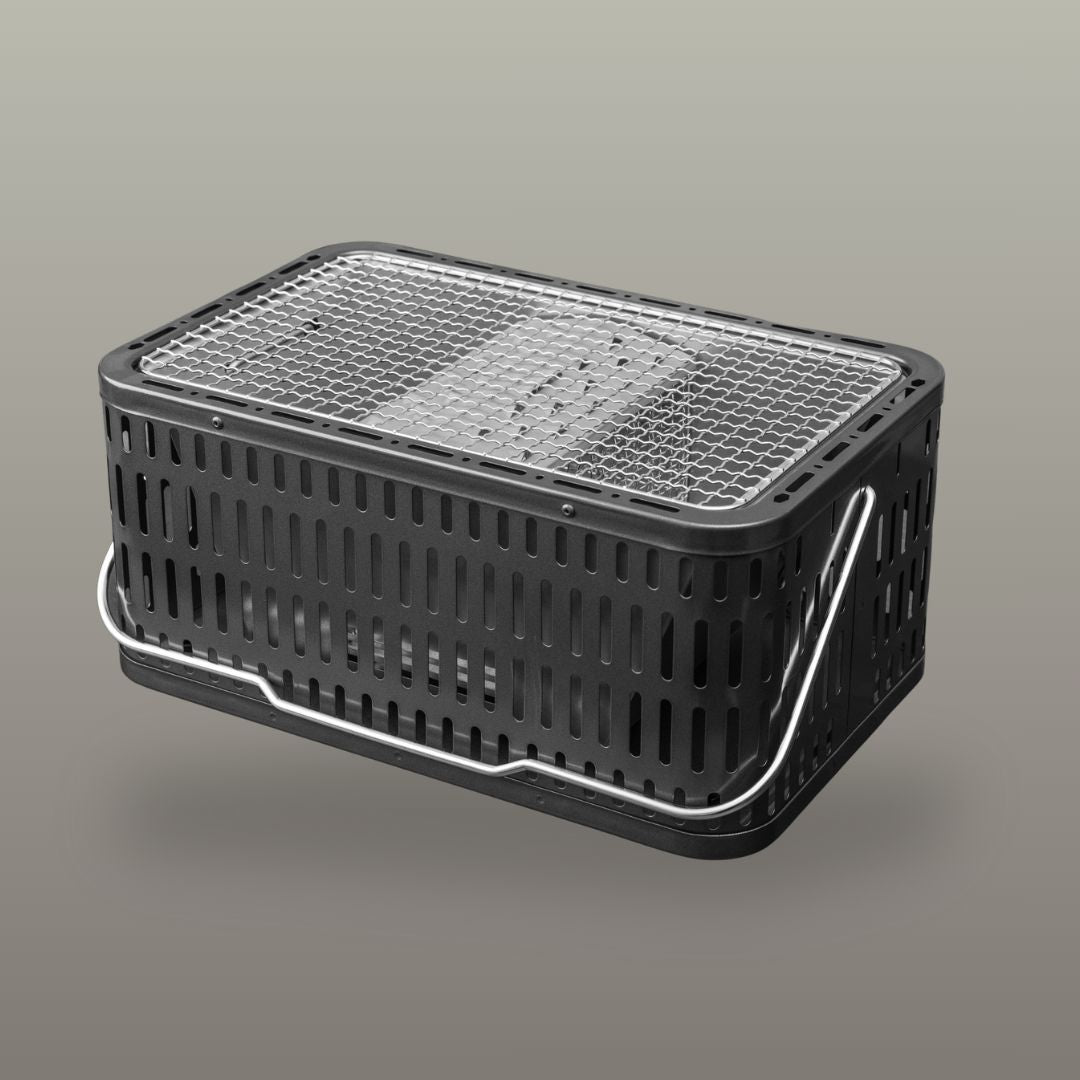 Green Life Tabletop BBQ Grill Double Walled - Dark Grey