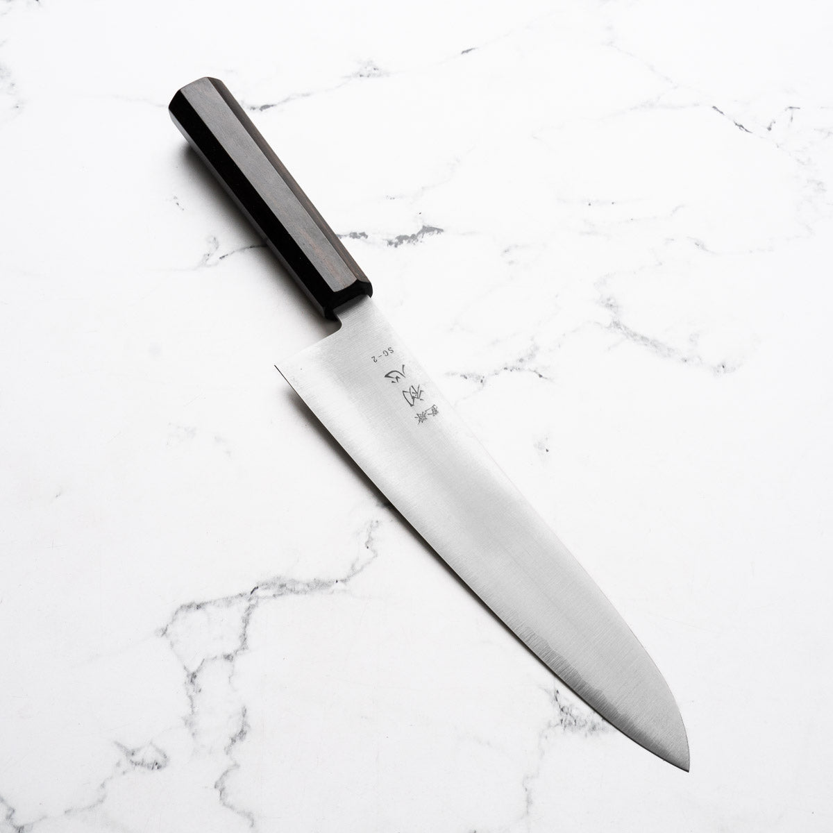 Hatsukokoro Hayabusa SG2 3 Layer Gyuto 240mm - Ebony