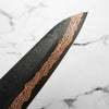 Hatsukokoro Yorokobi Kurouchi SLD Damascus Gyuto 210mm - Carbon Fibre