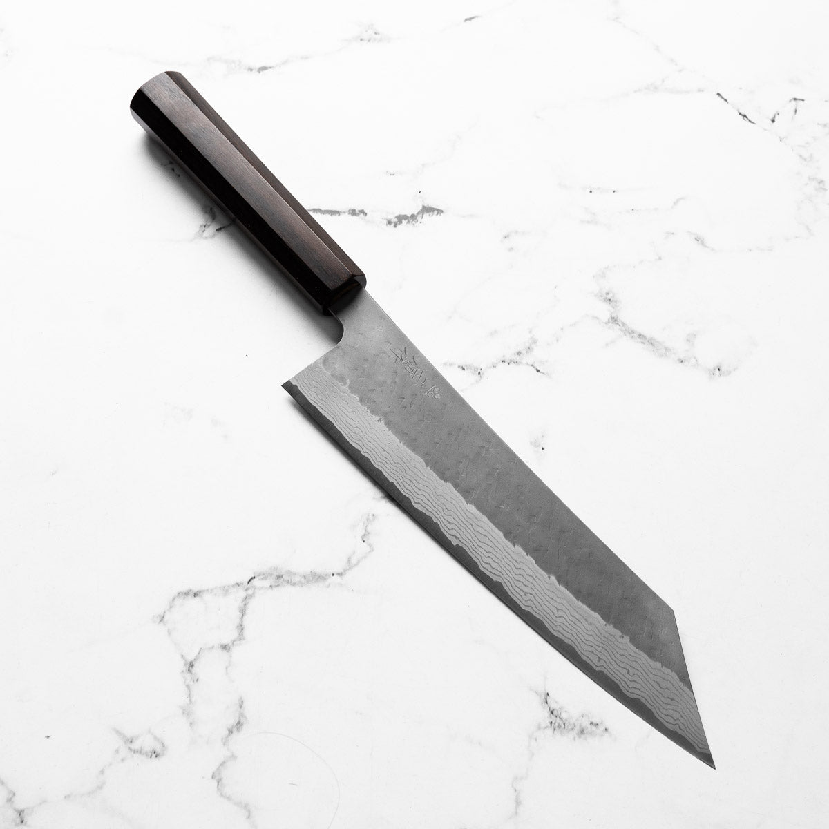 Nigara Hamono VG10 Tsuchime Damascus Kiritsuke 240mm - Ebony