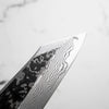 Hatsukokoro SLD Kurouchi Damascus Kiritsuke Gyuto 240 - Maple Turquoise