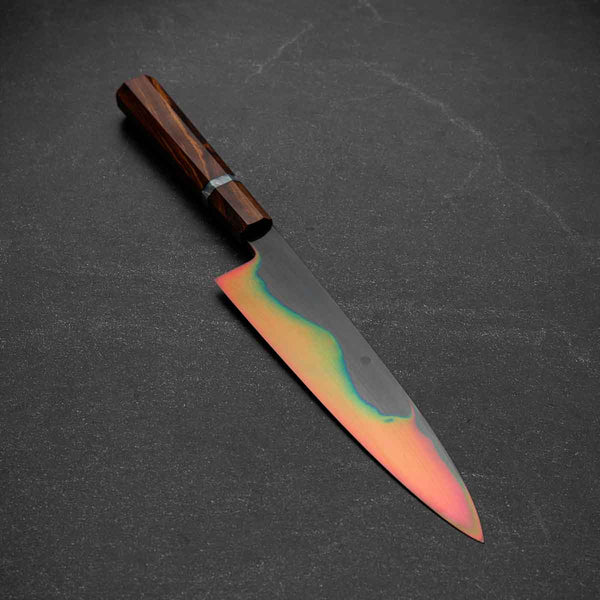 Yoshikazu Ikeda White 1 Honyaki Kachikaeshi Gyuto 210mm - Sandalwood