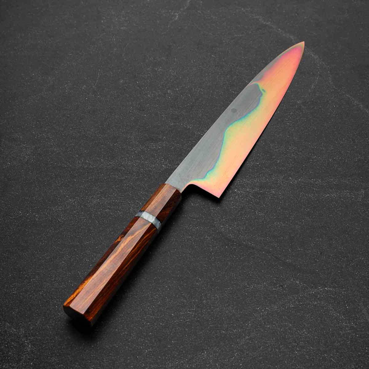 Yoshikazu Ikeda White 1 Honyaki Kachikaeshi Gyuto 210mm - Sandalwood