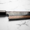 Hatsukokoro Yorokobi SLD Kurouchi Damascus Kiritsuke 210mm - Ebony