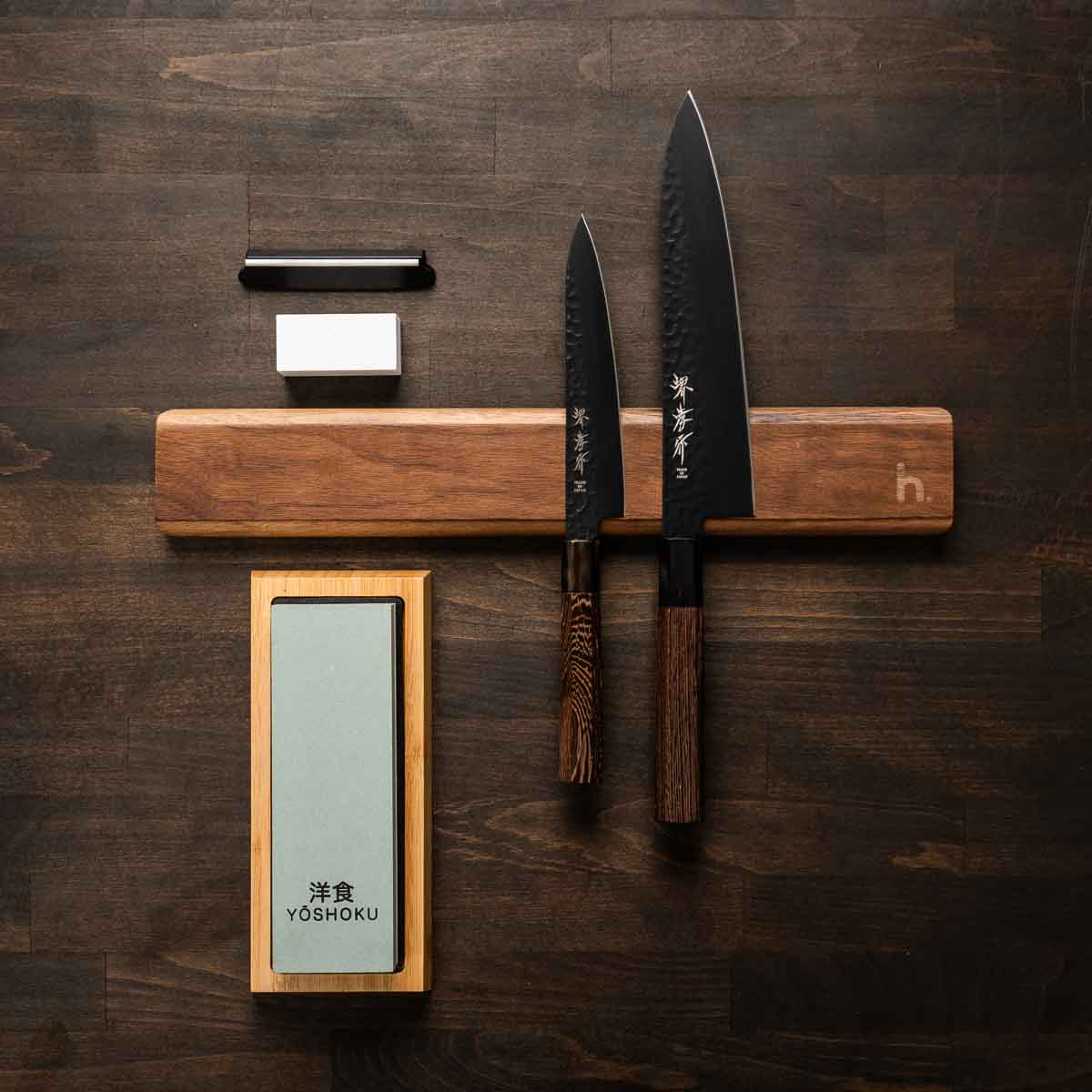 Sakai Takayuki Kurokage VG10 - 2 Knife Set with Magnetic Strip