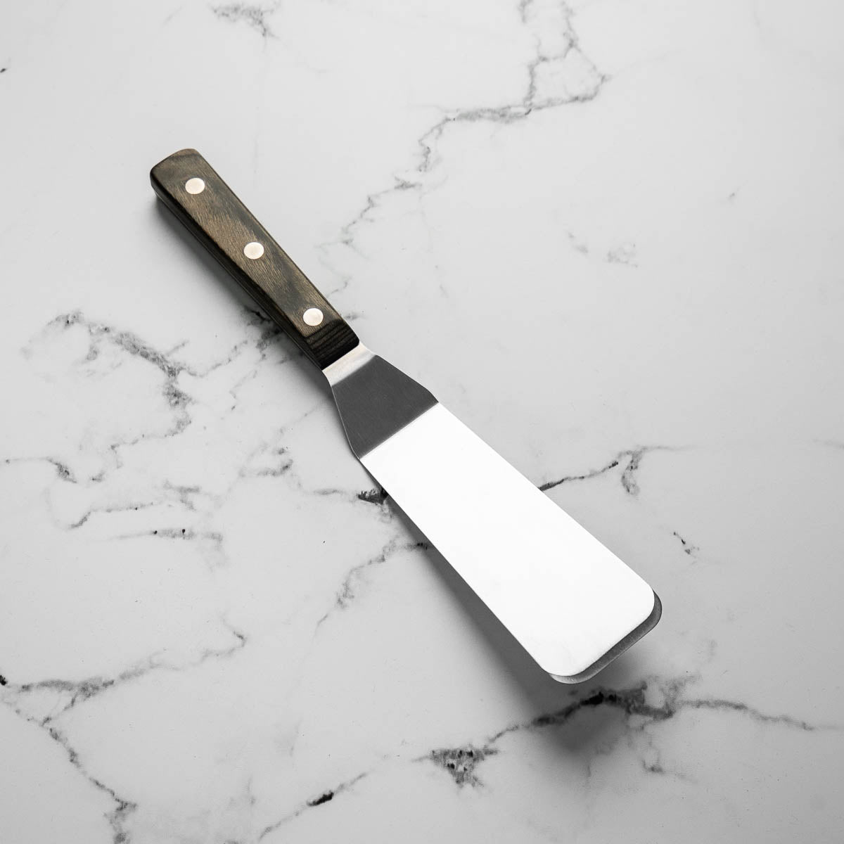 Stainless Steel Spatula Large - Wooden Handle