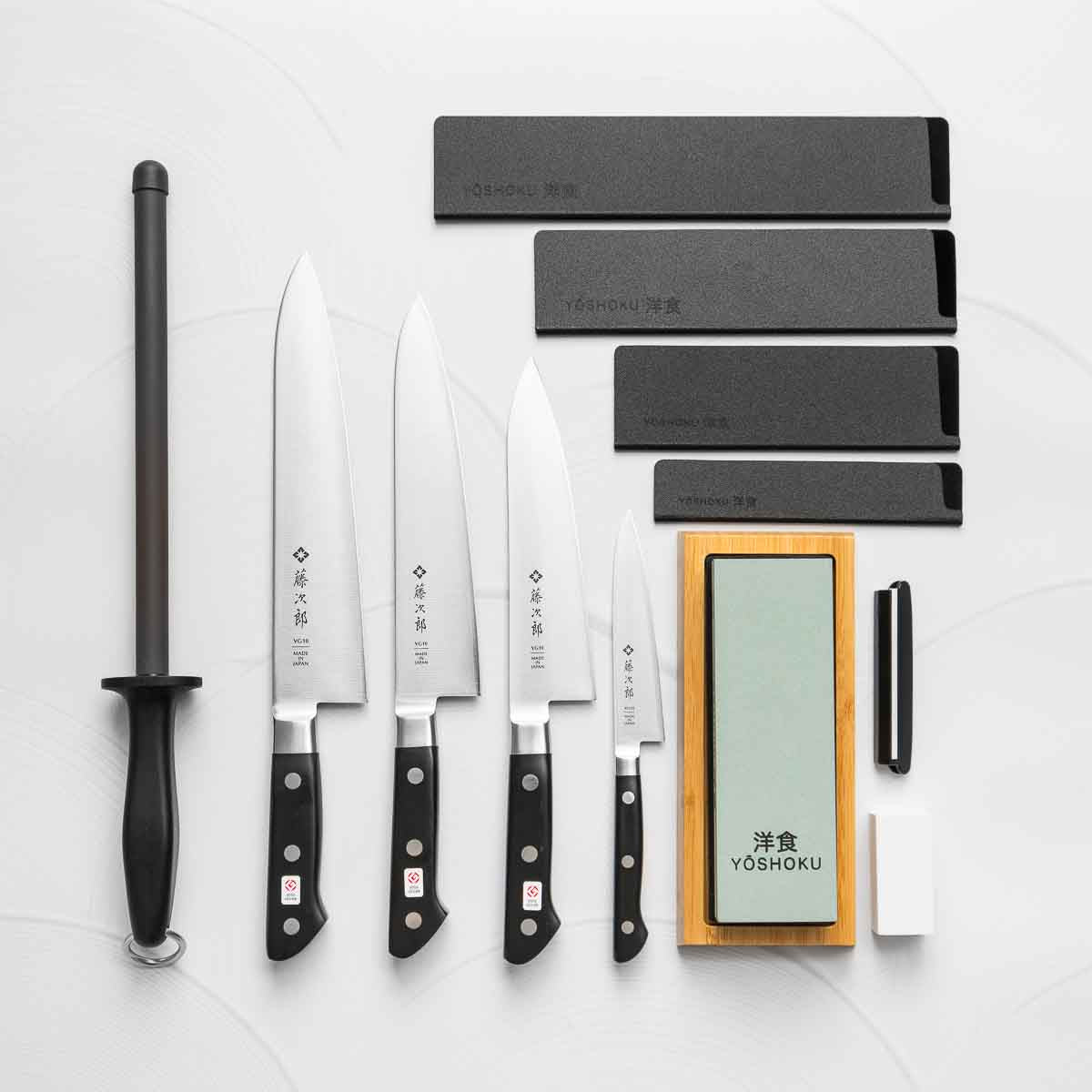 Tojiro DP3 4 Piece  Gyuto & Petty Bundle