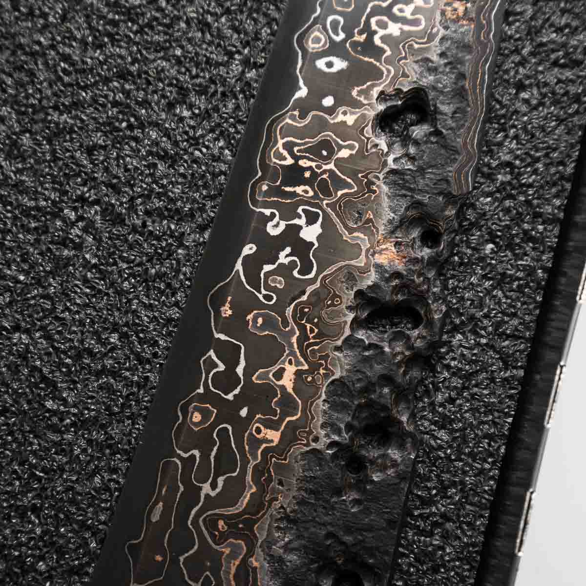 Karol Karyś 250mm Copper Damascus Kiritsuke