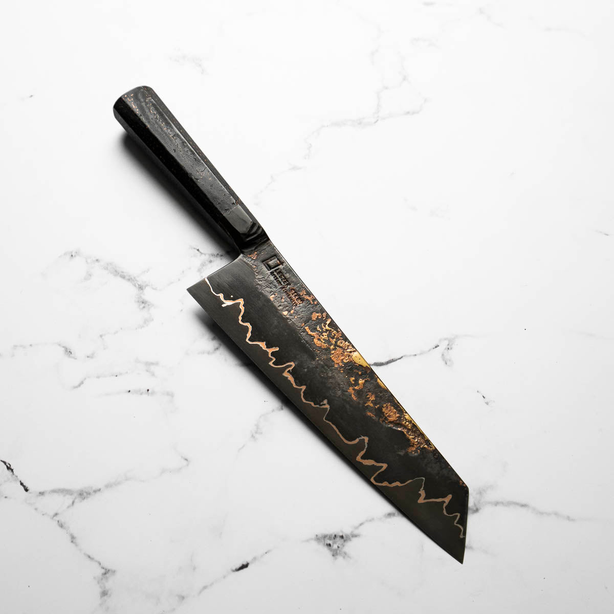 Leszek Sikoń Copper Damascus Gyuto 215mm