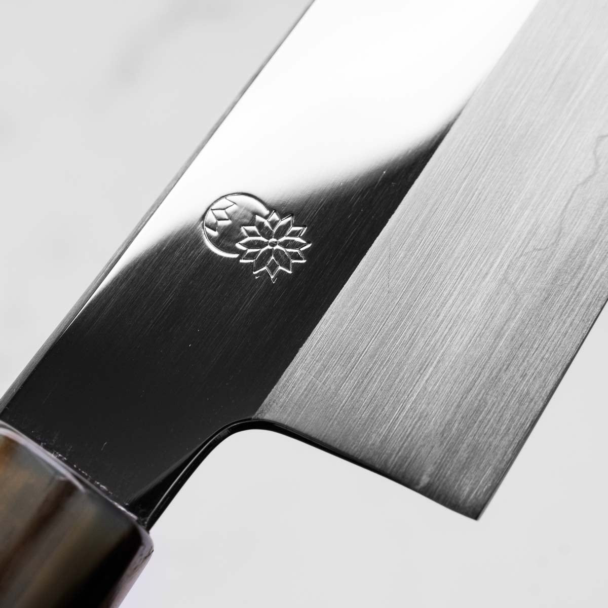 Sakai Kikumori "Choyo" Ginsan Kiritsuke 210mm - Persimmon