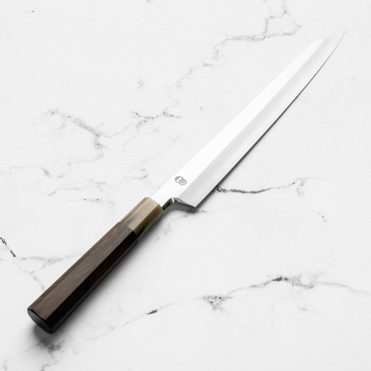 Sakai Kikumori "Choyo" Ginsan Kiritsuke Yanagiba 270mm - Persimmon
