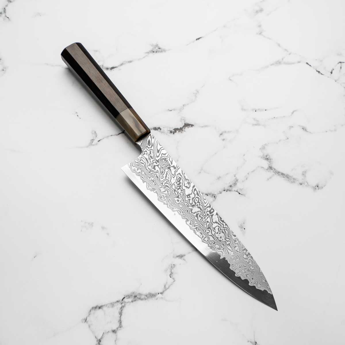 Sakai Kikumori "Minamo" ATS34 Damascus Gyuto 210mm