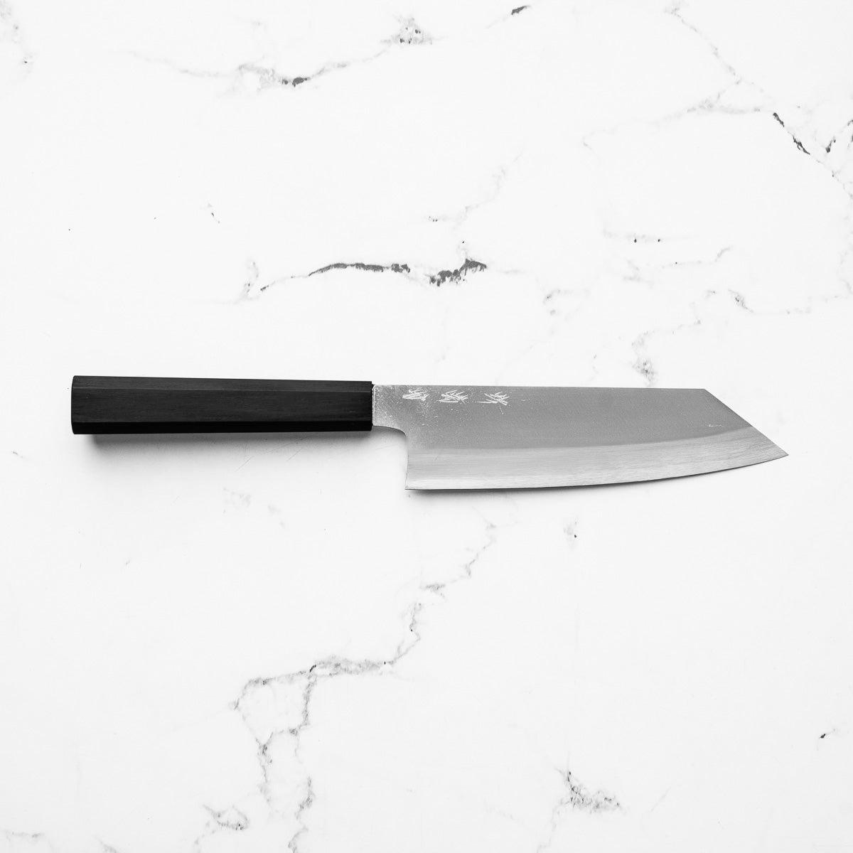Sakai Kikumori QAS Blue Super Bunka 180mm - Mono Ebony