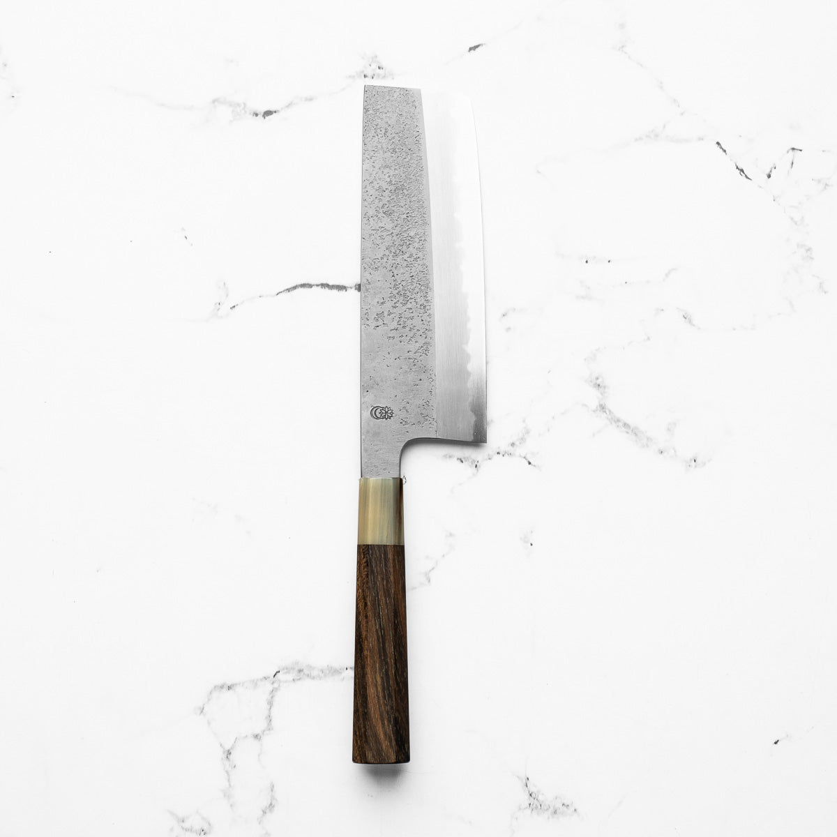 Sakai Kikumori "Kikuzuki Rin" Nakiri 180mm - Persimmon
