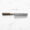 Sakai Kikumori "Kikuzuki Rin" Nakiri 180mm - Persimmon