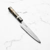 Tsunehisa Ginsan Geppaku Petty 135mm - Dyed Maple w/White Stripe