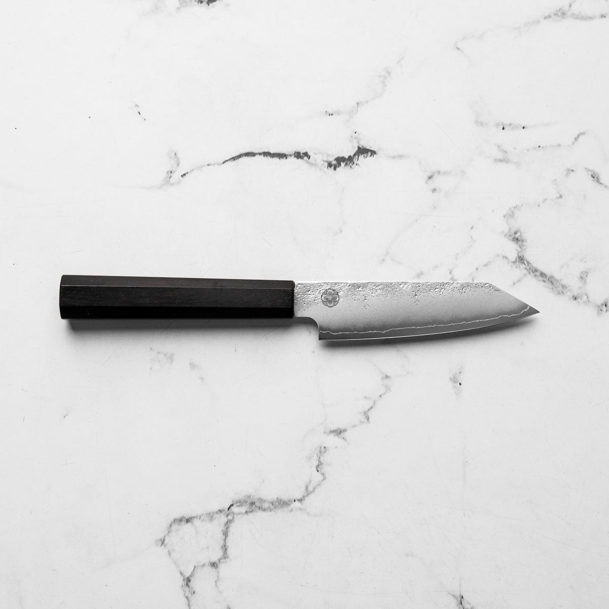 Hajimaru Ginsan Nashiji Kiritsuke Petty 125mm - Ebony