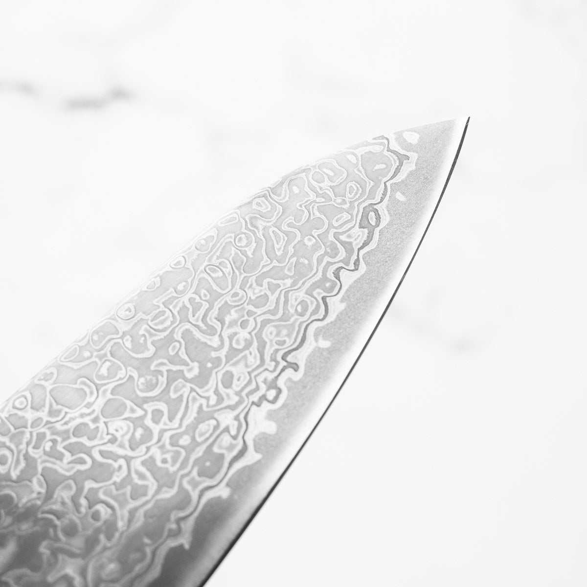 Hatsukokoro Hikari SLD Damascus Kurozome Gyuto 210mm - Ebony
