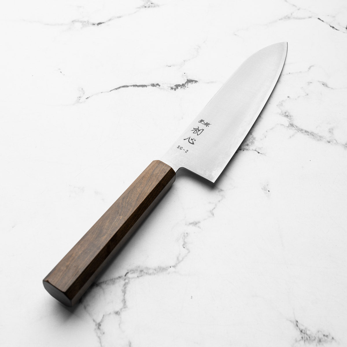 Hatsukokoro Hayabusa SG2 Santoku 165mm - Bubinga