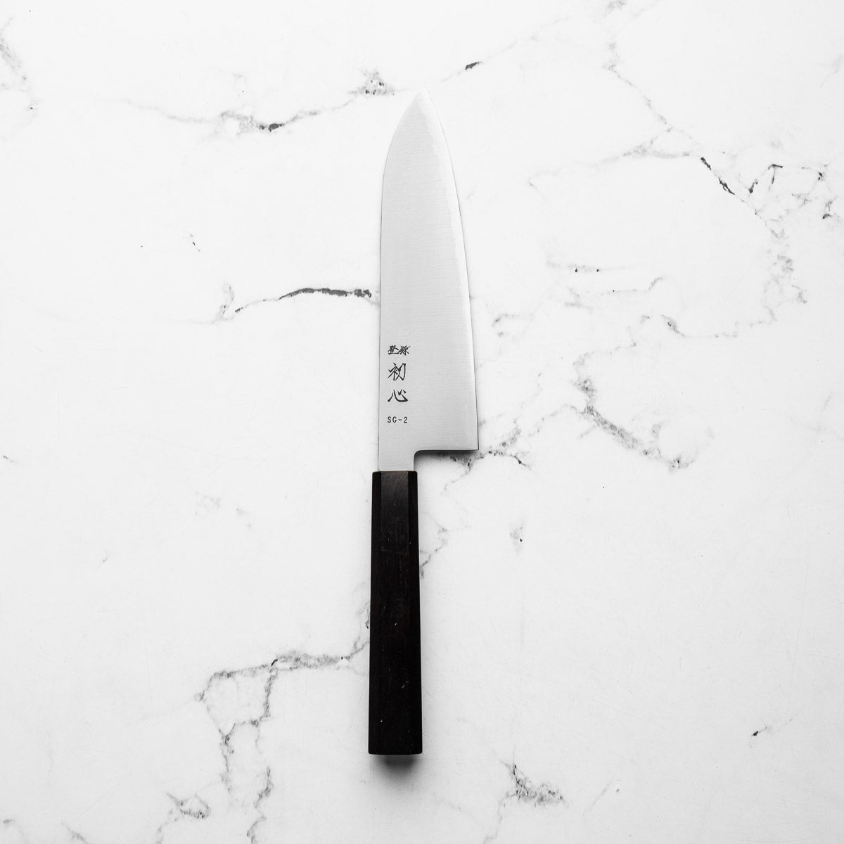 Hatsukokoro Hayabusa SG2 Santoku 165mm - Ebony