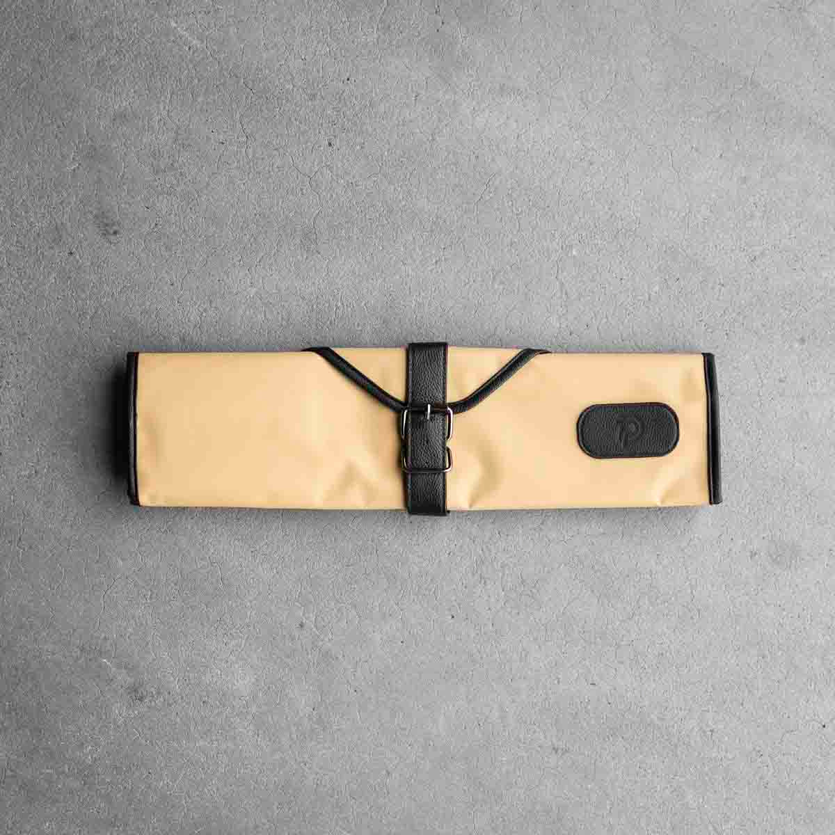 Porter 5 Pocket PVC Knife Roll - Tan