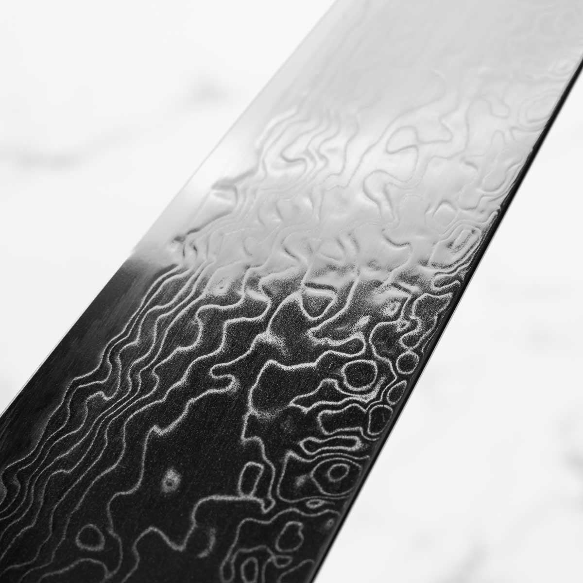 Hatsukokoro Ryuhyo SG2 Damascus Kiritsuke Gyuto 240mm - Mono Ebony
