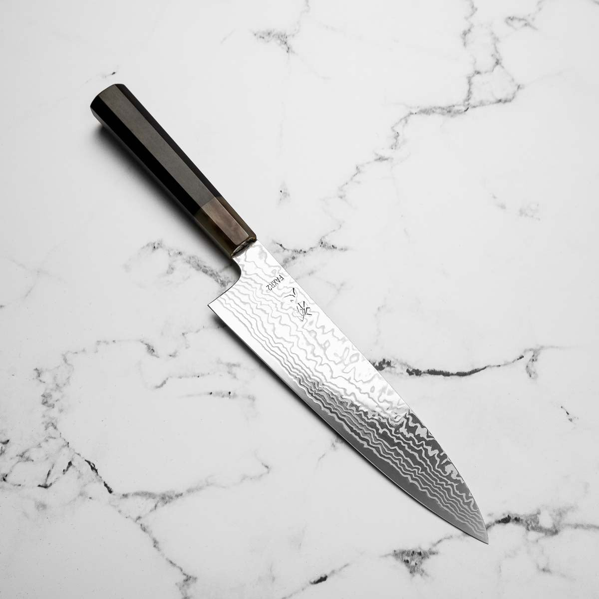 Hatsukokoro FAXR2 SG2 Damascus Gyuto 210