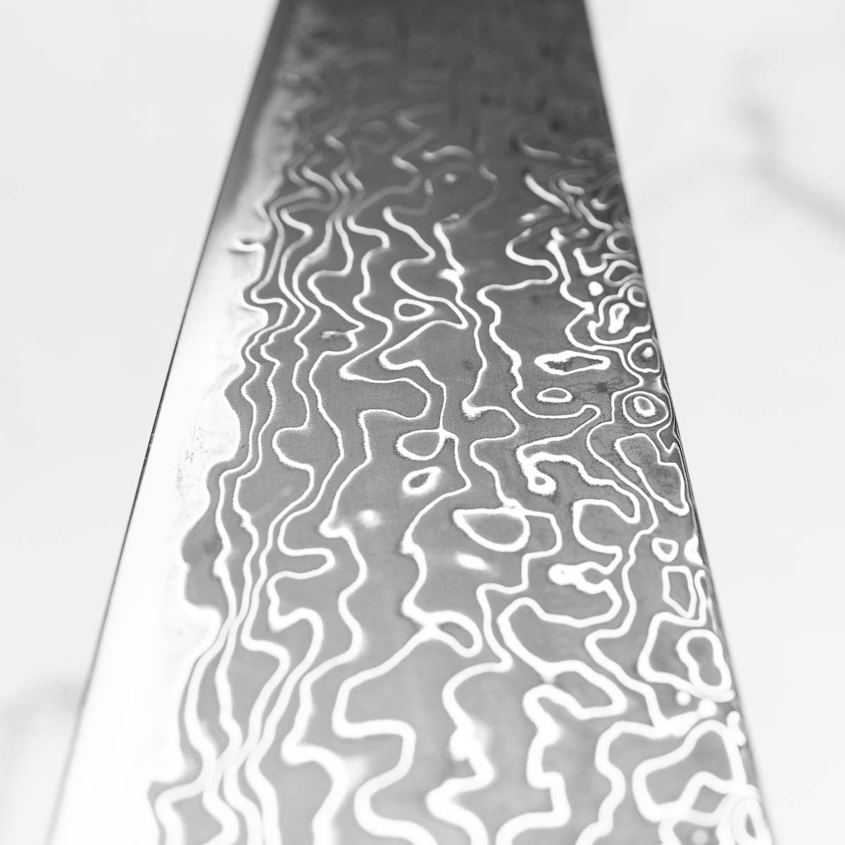 Hatsukokoro Ryuhyo Kurozome SG2 Damascus Gyuto 210mm -  Ebony