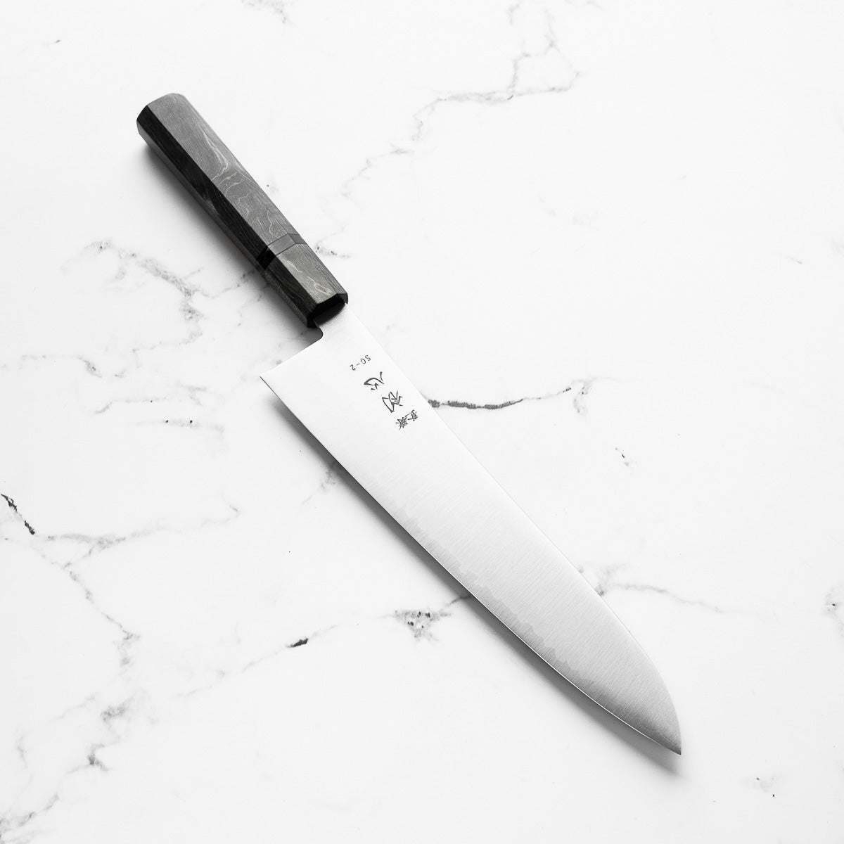 Hatsukokoro Hayabusa SG2 3 Layer Gyuto 240mm - Dark Maple