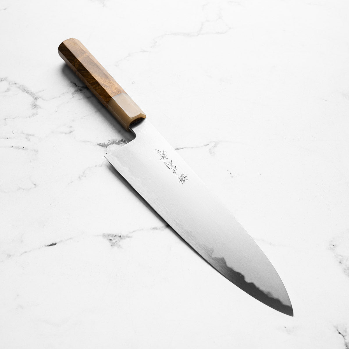 Y.Tanaka x Sakai Kikumori Blue 2 Gyuto 225mm - Double Blonde