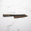 Hatsukokoro Yorokobi Kurouchi SLD Damascus Tsuchime Kiritsuke Gyuto 210 - Dark Maple