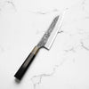 Hatsukokoro SLD Kurouchi Damascus Kiritsuke Gyuto 210 - Ebony & Blonde