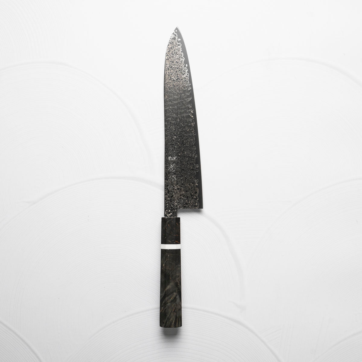 Hatsukokoro Saihyo SG2 Black Damascus Gyuto 240 - Maple Preorder