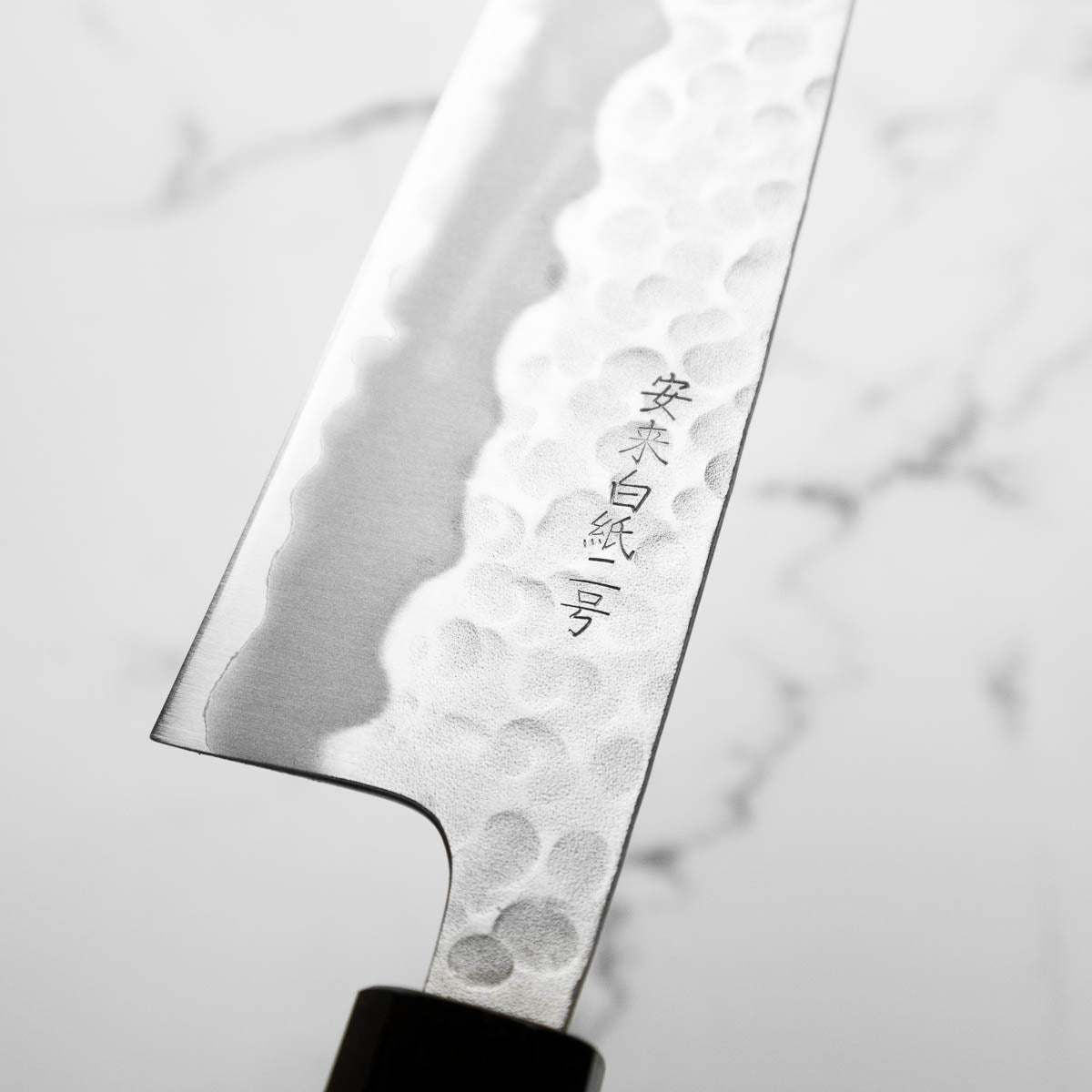 Tsunehisa White 1 Stainless Clad Tsuchime Santoku 165mm