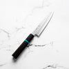 Satoshi Nakagawa Ginsan Tsuchime Petty 150mm - Ebony Turquoise