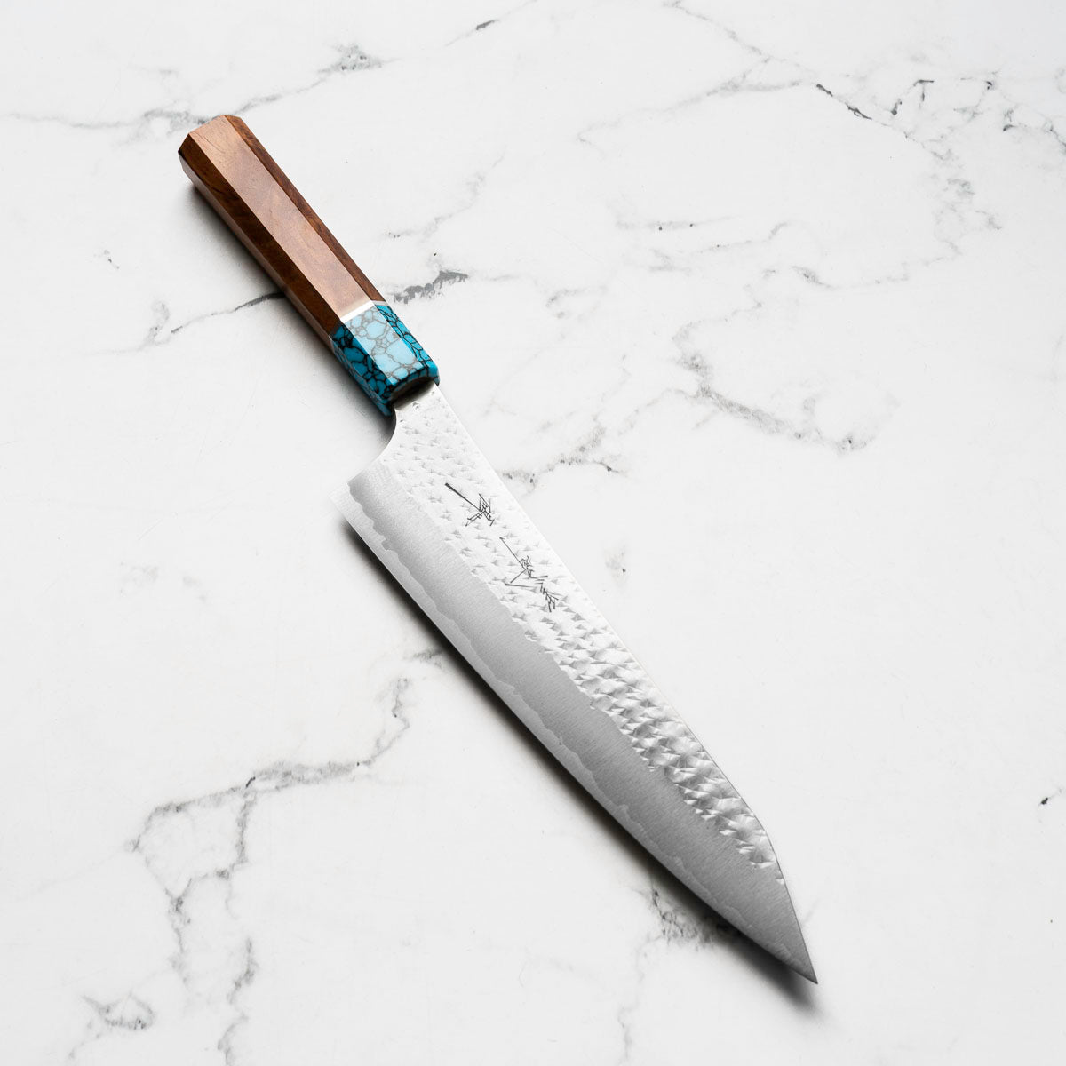 Yu Kurosaki AS Kokusen Gyuto 210mm - Turquoise