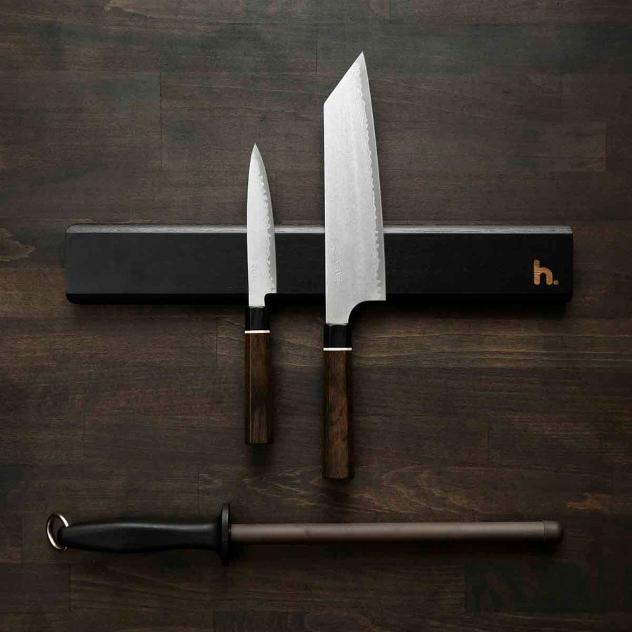 Senzo Black VG10 - 2 Knife Set with Magnetic Strip